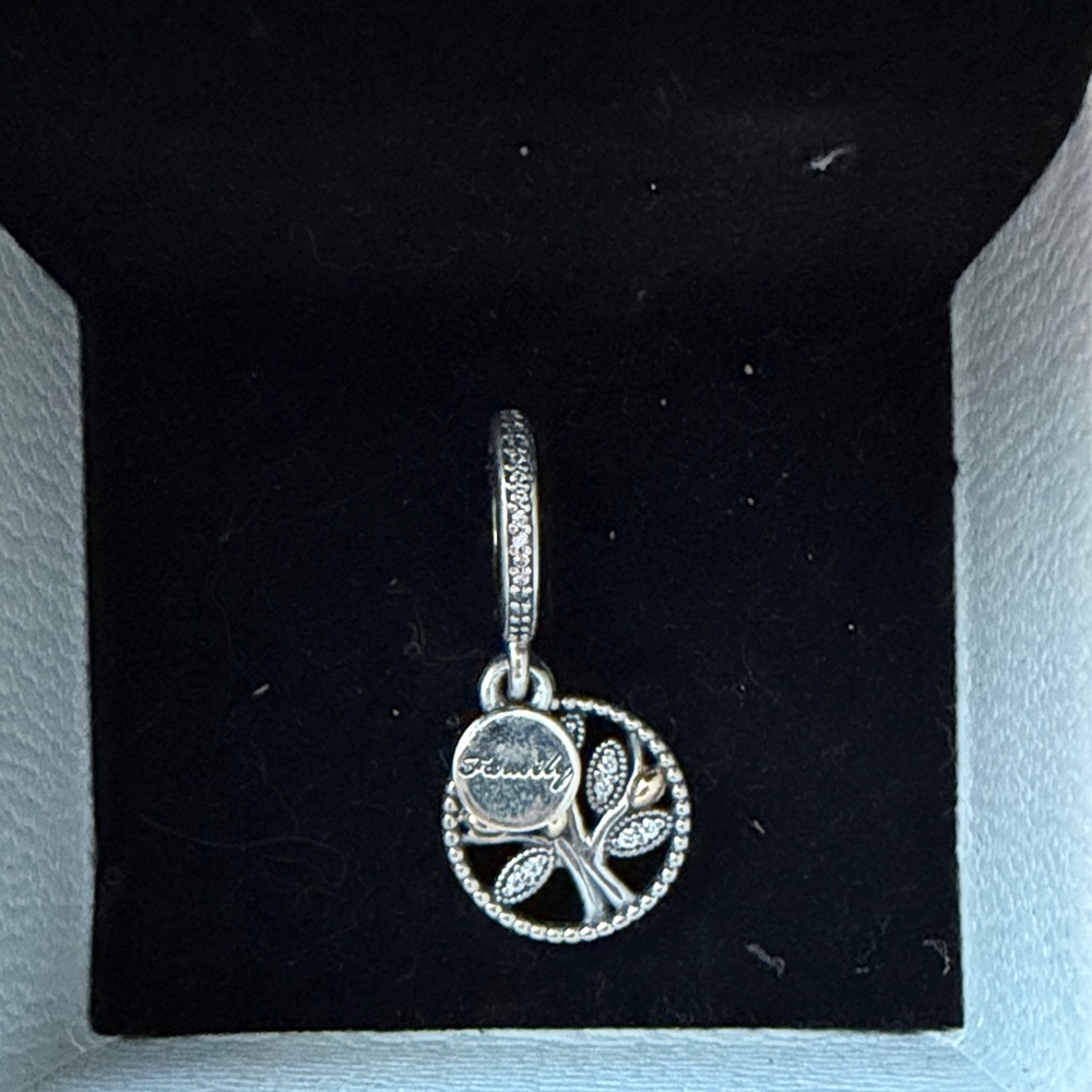 Pandora Two-Toned Family Tree Charm Pendant
